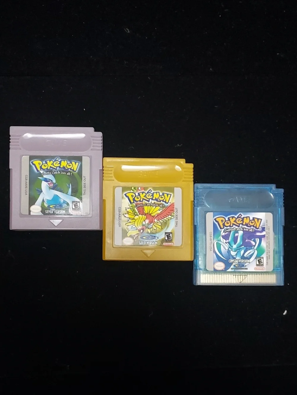 Pokémon Game Boy Color Set - Silver, Gold, Crystal